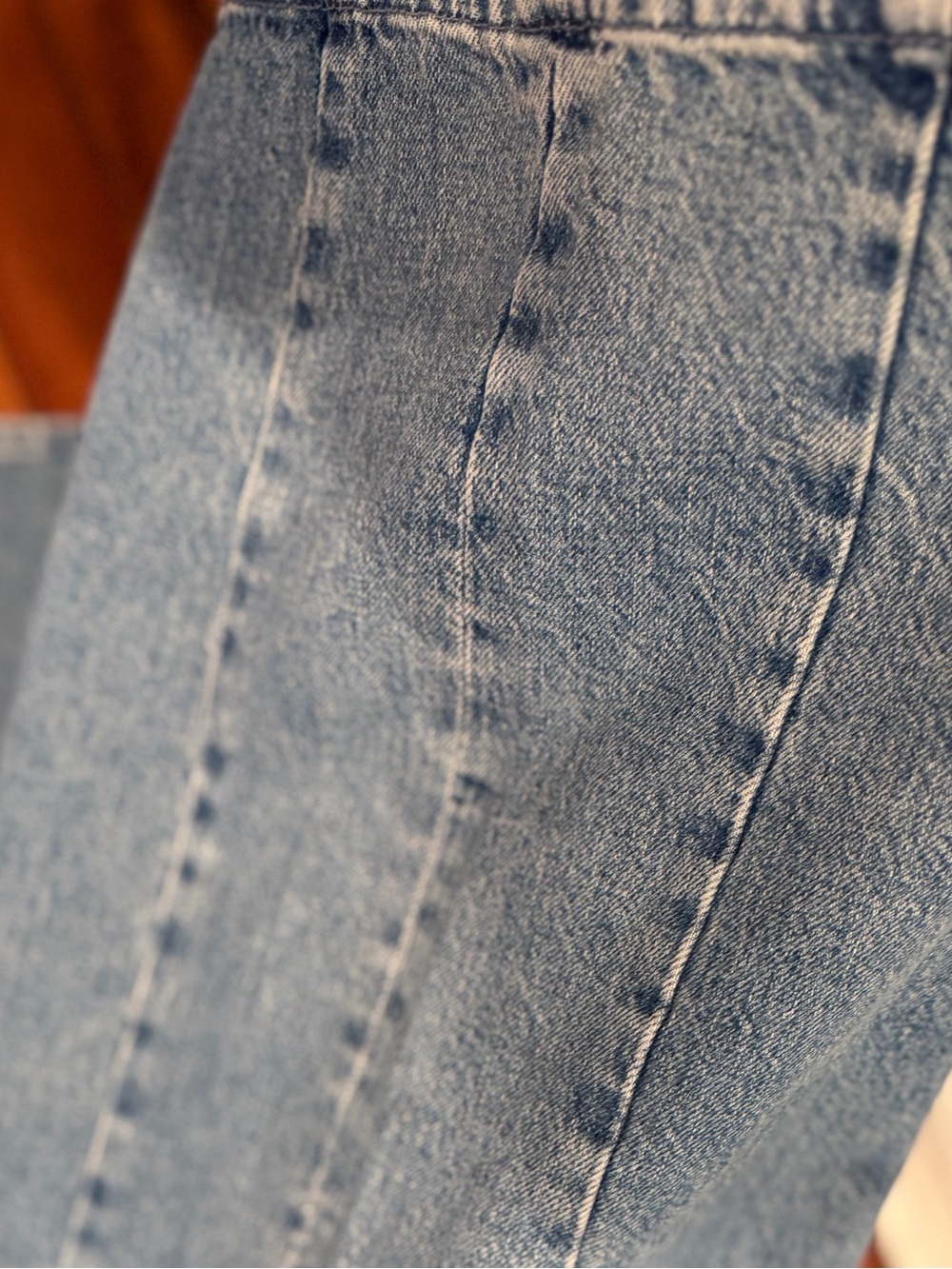 ❤️‍🔥 MOTHER The Pipe Dream Button Sneak High Rise Jeans in Leap At The Chance 30 - Picture 8 of 9